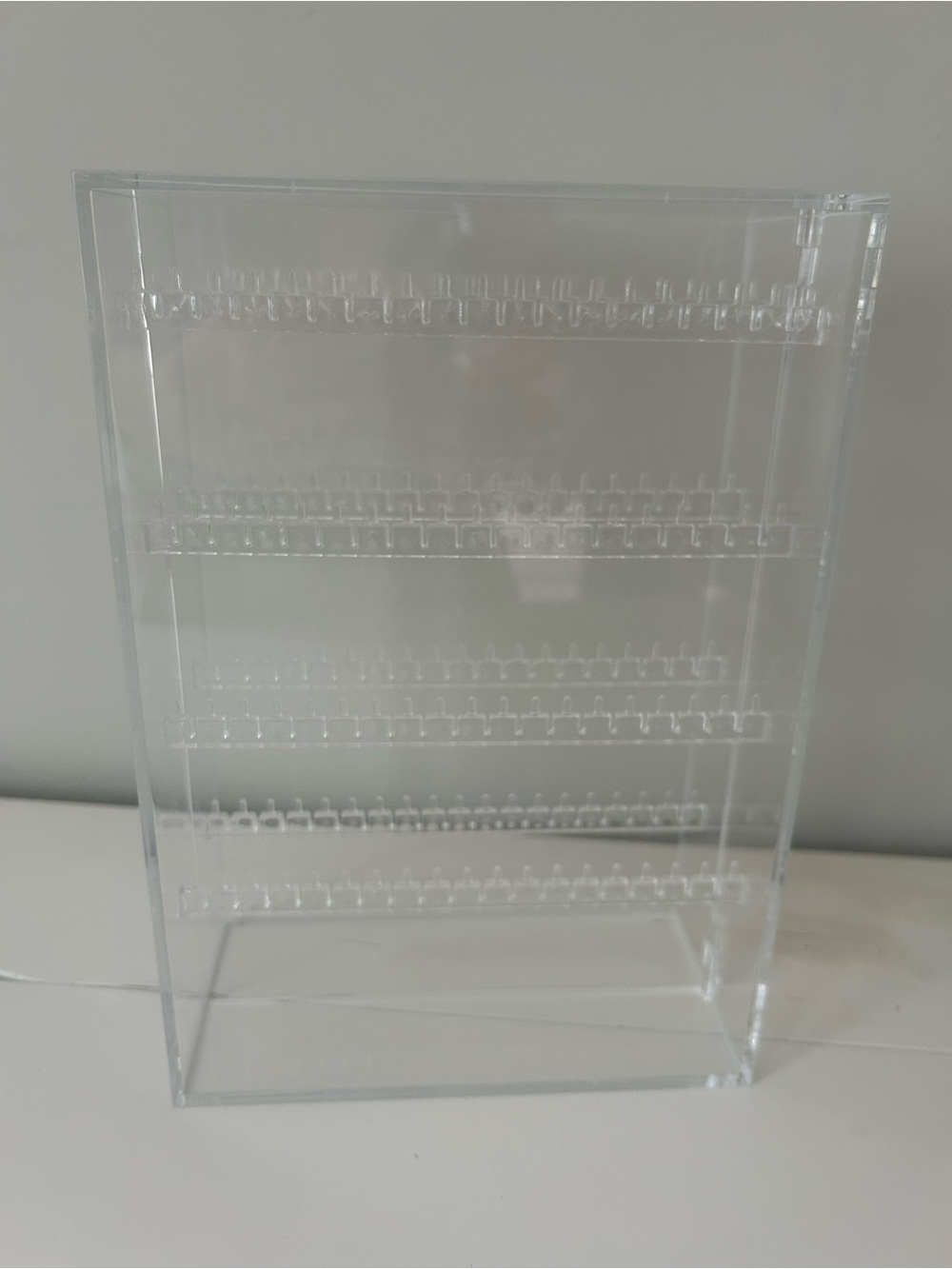 Muji clear Acrylic Multi-Tier Jewelry & Accessory Organizer
